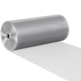 Hardware Cloth, 1/2 inch 24in x 100 ft 19 Gauge, Hot Dipped Galvanized Wire Mesh Roll, Chicken Wire Fencing, Wire Mesh for Rabbit Cages, Garden