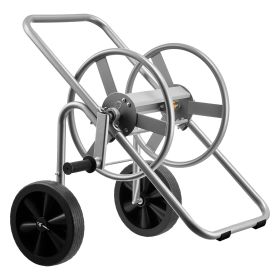 Water Hose Reel Cart, 200/300 ft High-Pressure Garden Hose Cart, Hoses Reel Carts with Two Wheels, Handle & Heavy-Duty Mesh Storage Basket