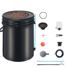 DWC Hydroponics Grow System Deep Water Culture with Top Drip 1 Bucket 5Gal