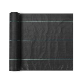 3FTx250FT Premium Heavy Duty Weed Barrier Landscape Fabric, 5OZ Woven Geotextile Fabric Under Gravel, High Permeability for Weed Blocker Weed Mat