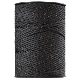 Electric Fence Wire, 1000Ft 305M Portable Polywire, 1/4" Diameter 2 Copper Strands for Reliable Conductivity and Rust Resistance
