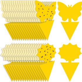Fruit Fly Traps Fungus Gnat Traps Yellow Sticky Bug Traps 36 Pack No Harm And Odorless For Indoor Outdoor Use Protect The Plant (Option: Yellow)